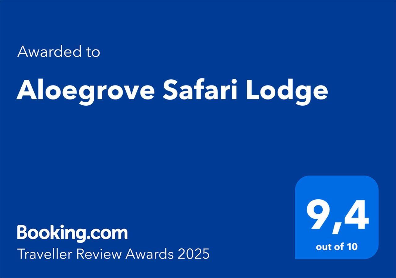 Aloegrove Safari Lodge Otjiwarongo Exterior photo